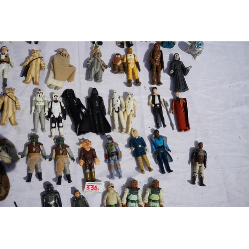 334 - Good Collection of Early 1980s Star Wars Action Figures