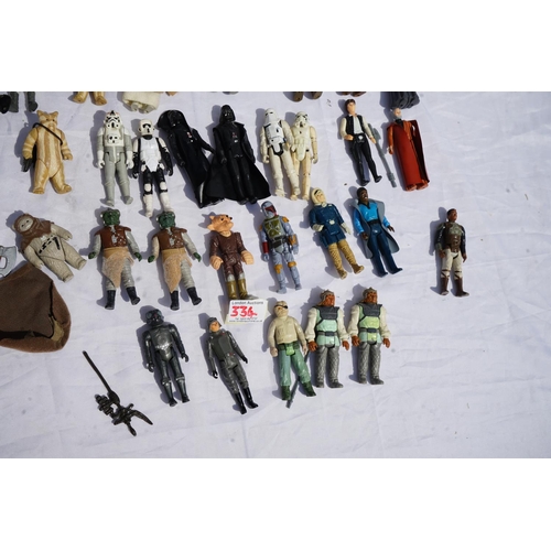 334 - Good Collection of Early 1980s Star Wars Action Figures