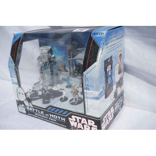 340 - Mint and Boxed Star Wars Miniatures Battle Of Hoth Set