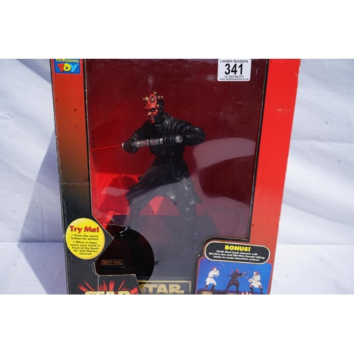 341 - Mint and Boxed Star Wars Episode 1 The Phantom Menace 12 Inch Tall Action Figure