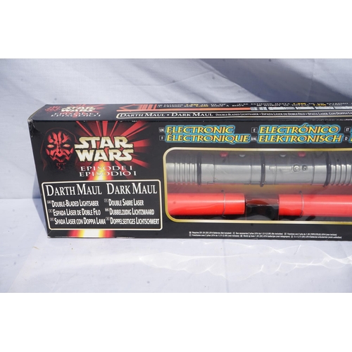 349 - Mint and Boxed Star Wars Episode 1 Darth Maul Light Sabre Double Ended