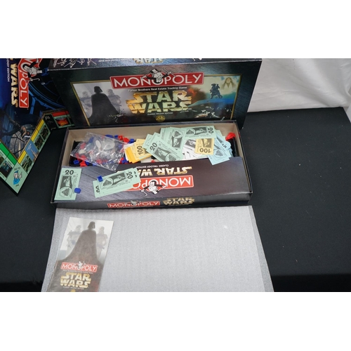 357 - Pair of Star Wars Monopoly Games: Episode 1 Collectors Edition & Classic Trilogy Edition