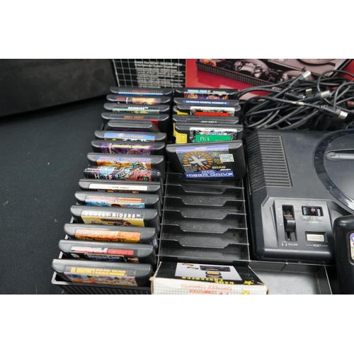 358 - Boxed Sega Genesis Video Game Organiser with Various Games