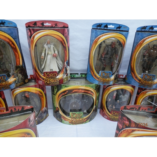 557 - Good Collection of Mint and Boxed Lord of the Rings Action Figures