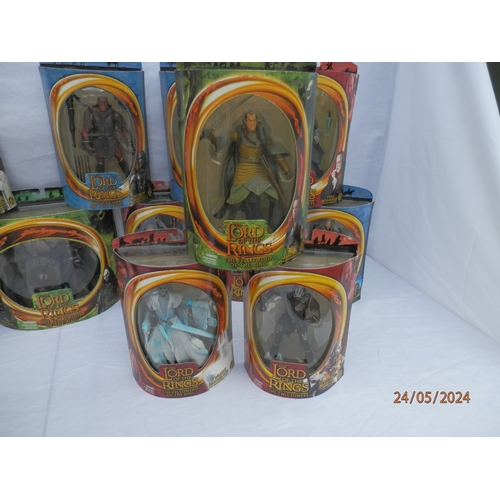 557 - Good Collection of Mint and Boxed Lord of the Rings Action Figures