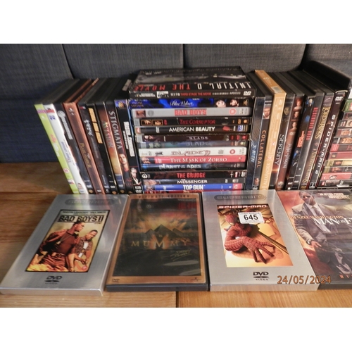 645 - Good Lot of DVD's to include Superbit Examples