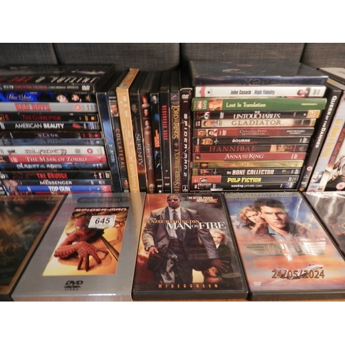 645 - Good Lot of DVD's to include Superbit Examples