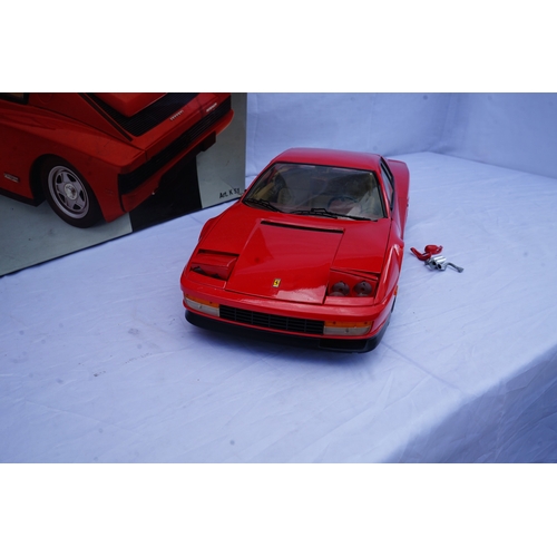 405 - A 1:8 scale Pocher model of a Ferrari Testarossa by Rivarossi