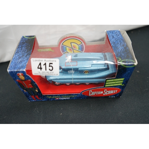 415 - Mint & Boxed Captain Scarlett Spectrum Pursuit Vehicle