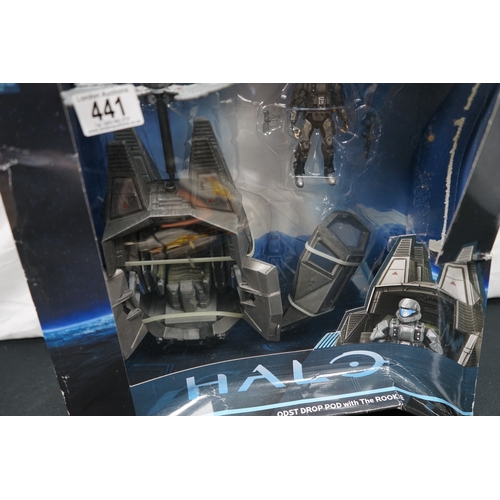 441 - Halo OSDT Drop Pod with The Rookie Action Figure Set