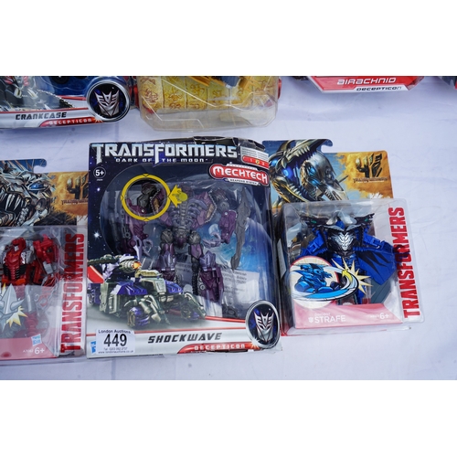 449 - Good Collection of Mint and Boxed Transformers Action Figures