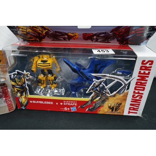 453 - Two Mint and Boxed Transformers Action Figures