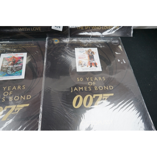 464 - Collection of 8 Sets of Reproduction James Bond Film Lobby Card Sets