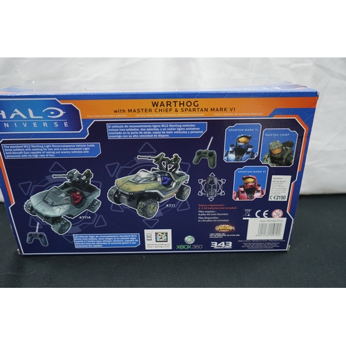 465 - Mint and Boxed Halo Warthog with Master Chief & Spartan MK VI RADIO CONTROL CAR