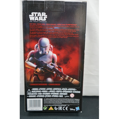 467 - Mint and Boxed Star Wars The Force Awakens First Order Flametrooper Figure