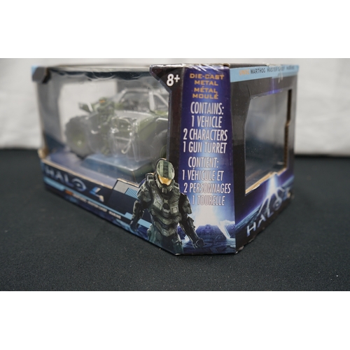 472 - Mint and Boxed Halo Warthog Master Chief Marine Set