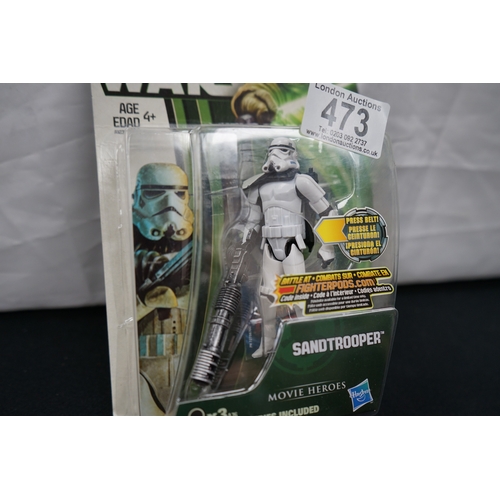 473 - Mint and Boxed Star Wars Sandtrooper Figure