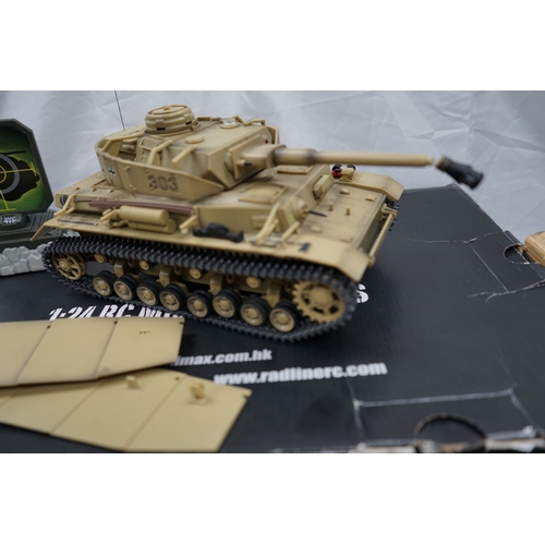 492 - Boxed Forces of Valor RC Series Tank