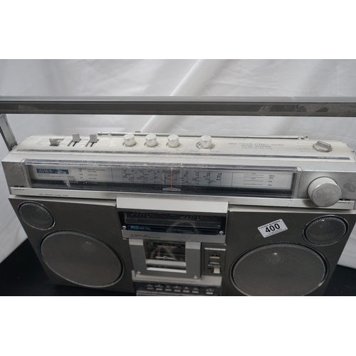 400 - Vintage Bairo Radio and a Vintage Aiwa Stereo 968 Boom Box