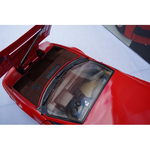 405 - A 1:8 scale Pocher model of a Ferrari Testarossa by Rivarossi