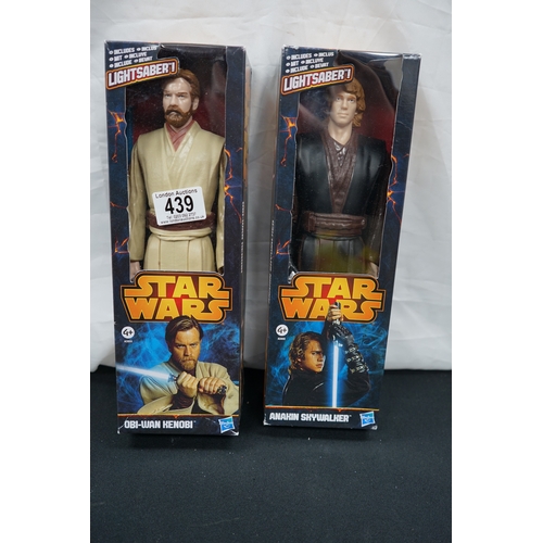 439 - Mint and Boxed Star Wars Action Figures-Obi Wan Kenobi & Abakin Skywalker