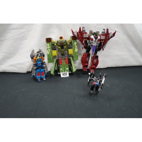 450 - Lot of Transformers Action Figures