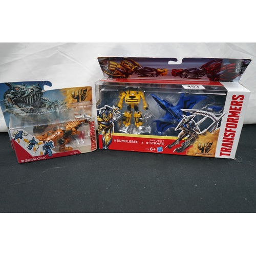 453 - Two Mint and Boxed Transformers Action Figures