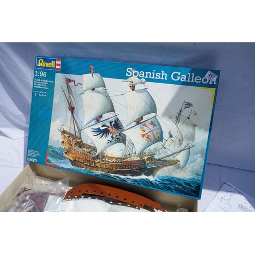 457 - Brand New Revell Model Kit: 05620 Spanish Galleon 1:96 Scale