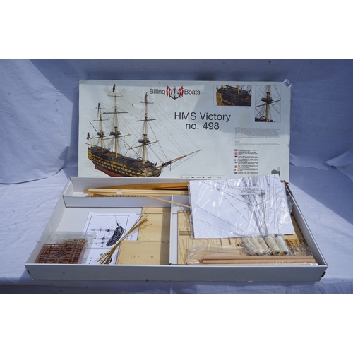 458 - New and Boxed Billing Boats Model Kit HMS Victory No 498