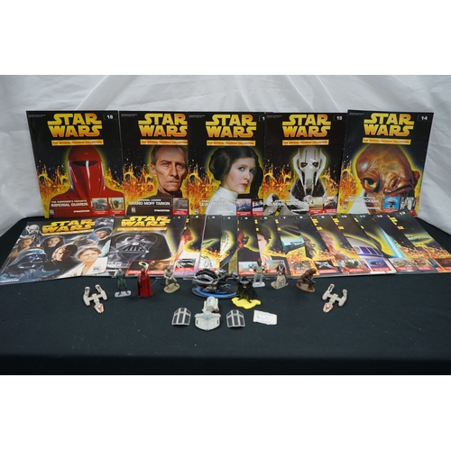 460 - Collection of DeAgostini Star Wars Lead Figures and Accompanying Magazines