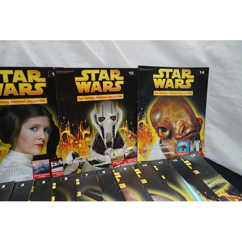 460 - Collection of DeAgostini Star Wars Lead Figures and Accompanying Magazines