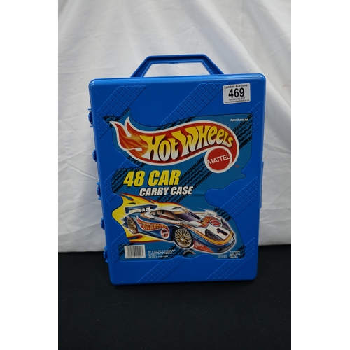 469 - Hot Wheels 48 Car Carry Case