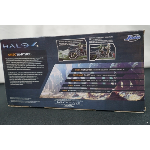 472 - Mint and Boxed Halo Warthog Master Chief Marine Set