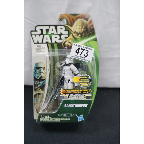 473 - Mint and Boxed Star Wars Sandtrooper Figure