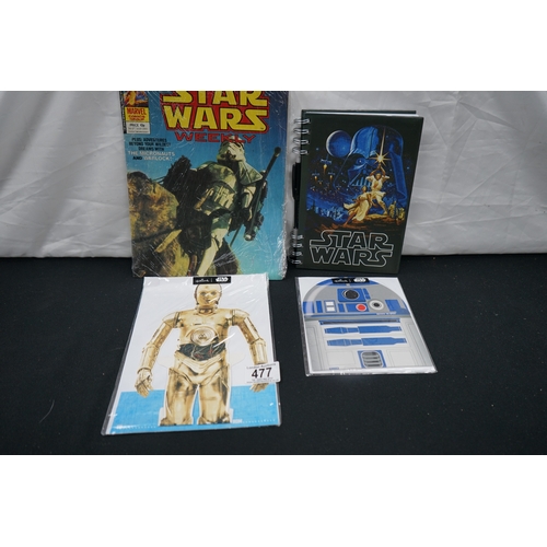 477 - Lot of Various Star Wars Collectables to include a Comic