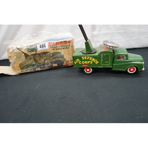 480 - Vintage Mystery Bump and Go Anti Aircraft Truck