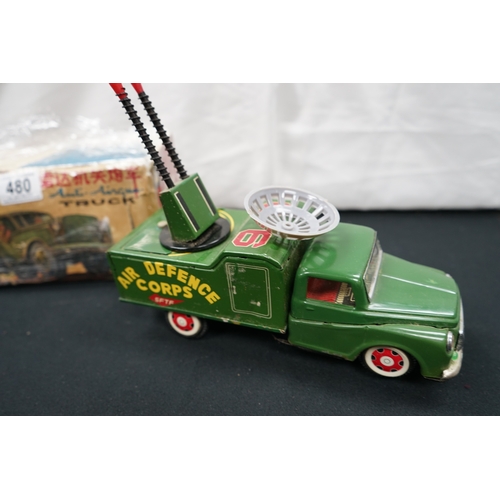 480 - Vintage Mystery Bump and Go Anti Aircraft Truck