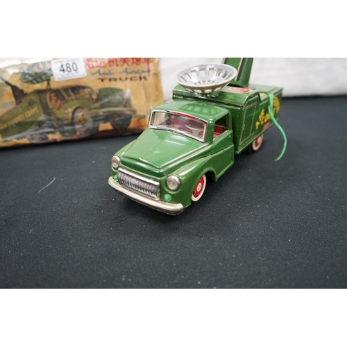 480 - Vintage Mystery Bump and Go Anti Aircraft Truck