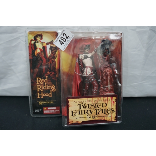 482 - Mint and Boxed McFarlane’s Monsters Twisted Fairy Tales Red Riding Hood Action Figure