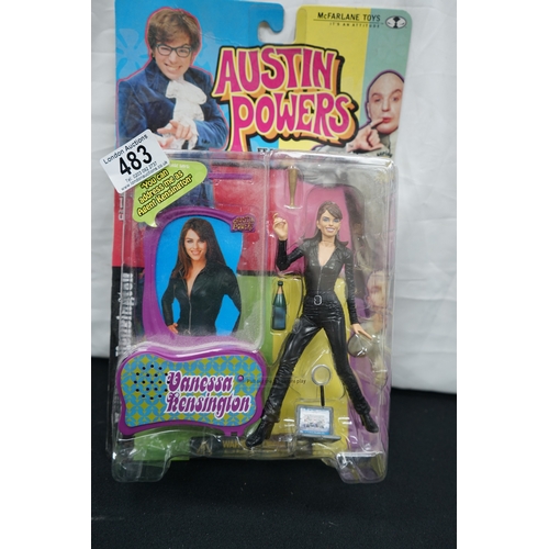 483 - Mint and Boxed McFarlane Toys Austin Powers Vanessa Kensington Action Figure