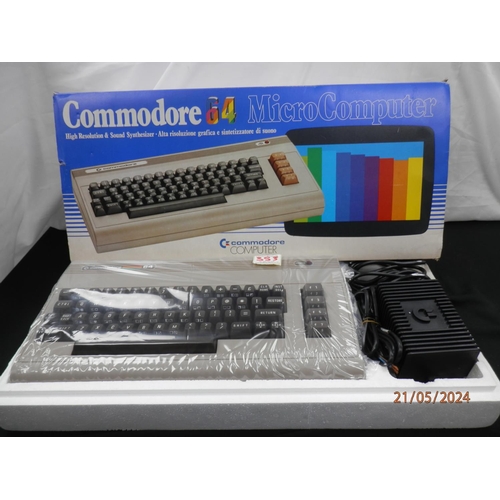 363 - New and Unused Commodore 64 Micro Computer in Original Packaging-Factory Sealed