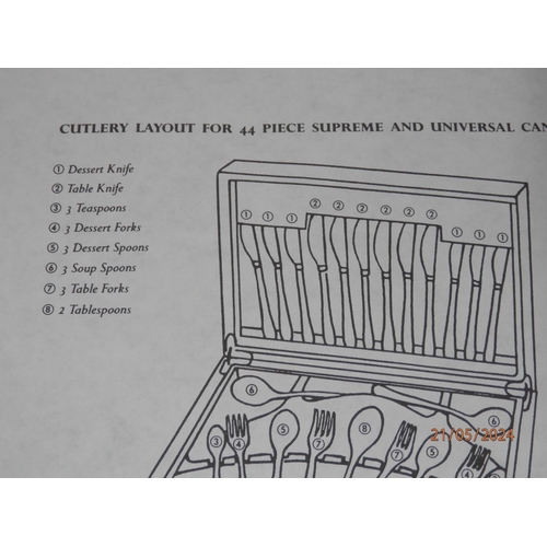 375 - Unused Viners Cutlery Canteen