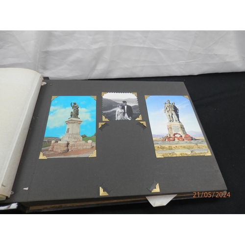 385 - Vintage Japanese Black Lacquered Musical Photograph Album