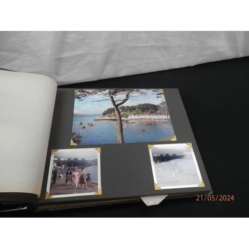 385 - Vintage Japanese Black Lacquered Musical Photograph Album