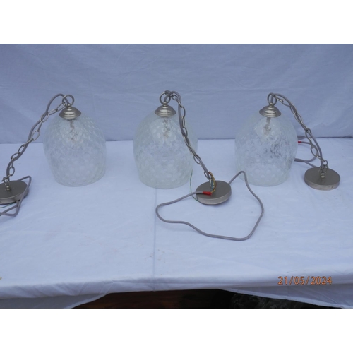 714 - Set of 3 Porto Romana Stern Lantern MCL29 Clear Designed by Anthony Stern rrp £5845 each