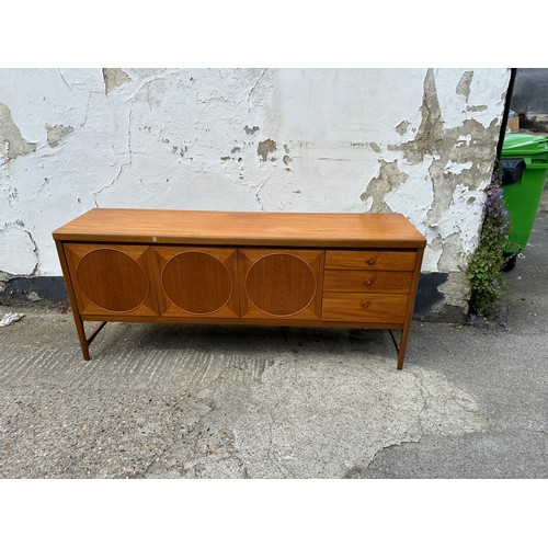 98A - Mid Century Teak Nathan Circle Sideboard