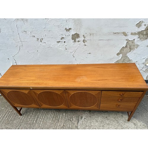 98A - Mid Century Teak Nathan Circle Sideboard