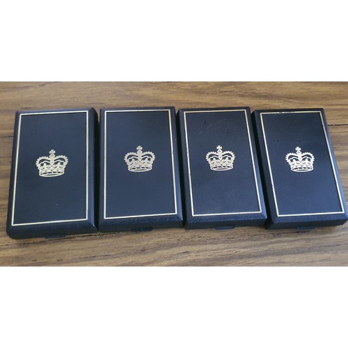 41 - 4x boxed military medals