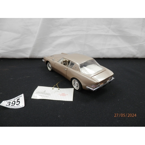 395 - Franklin Mint Mint and Boxed 1963 Studebaker Avantii Diecast Car