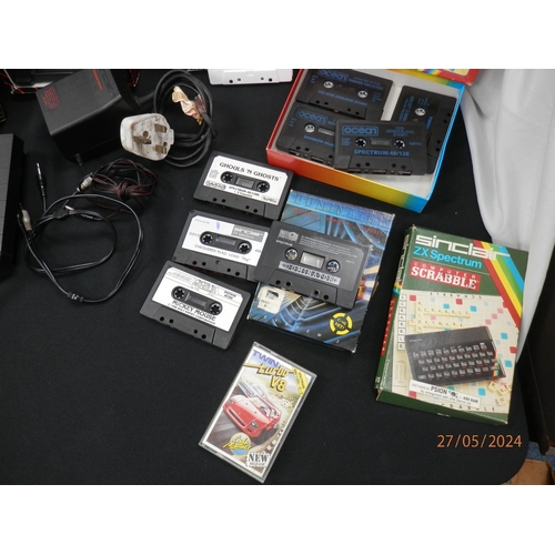 513 - Sinclair ZX Spectrum + With Various Games